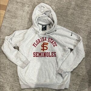 Nike Gray Florida State Seminoles Men's Hoodie